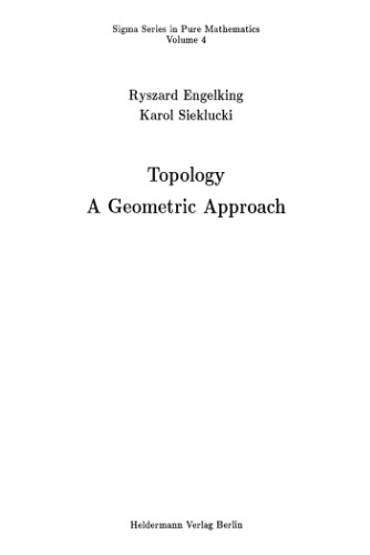 Topology. A geometric approach