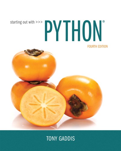 Starting Out with Python, 4/e
