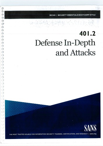 401.2 – Defense-in-Depth and Attacks