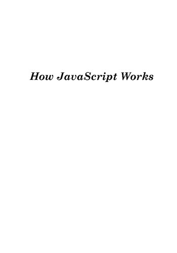 How JavaScript Works