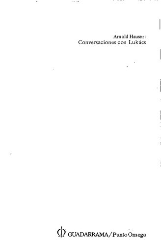 Conversaciones con Lukács