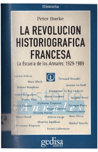 La revolución historiográfica francesa. La Escuela de Los Annales