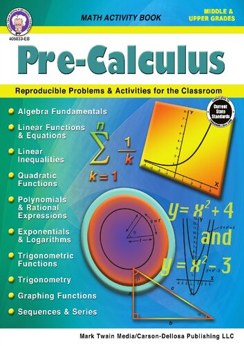 Mark Twain - Pre-Calculus Workbook