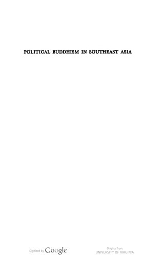 Political Buddhism in Southeast Asia
