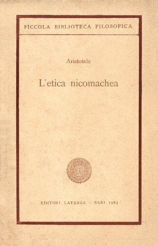 L'etica nicomachea