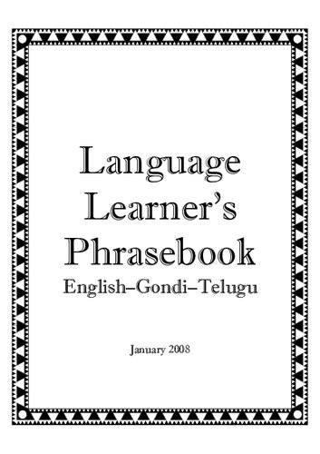 Language Learner’s Phrasebook: English–Gondi–Telugu