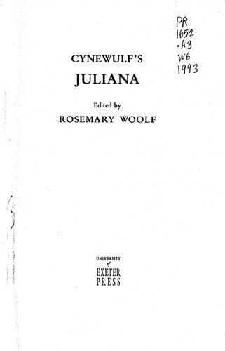 Cynewulf's Juliana