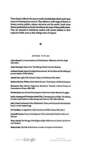 Secularism, Communalism, and the Intellectuals