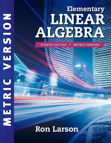 Elementary linear algebra : Metric version