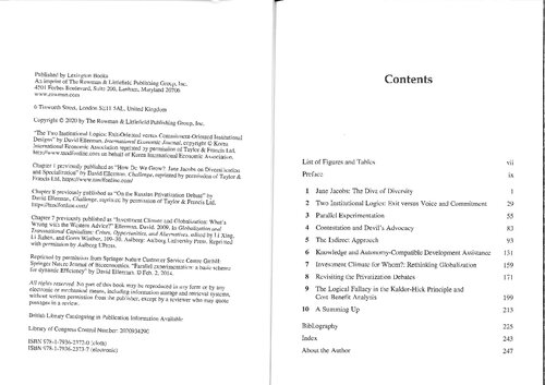 The Uses of Diversity: Essays in Polycentricity (ch. 3,4,9,10 only)