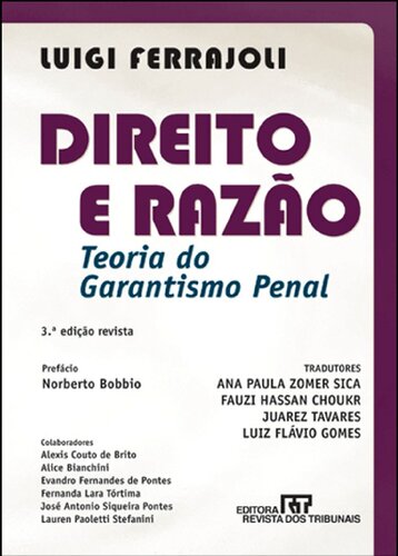 Direito e razão: teoria do garantismo penal