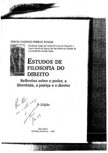 Estudos de filosofia do direito: Reflexões sobre o poder, a liberdade, a justiça e o direito