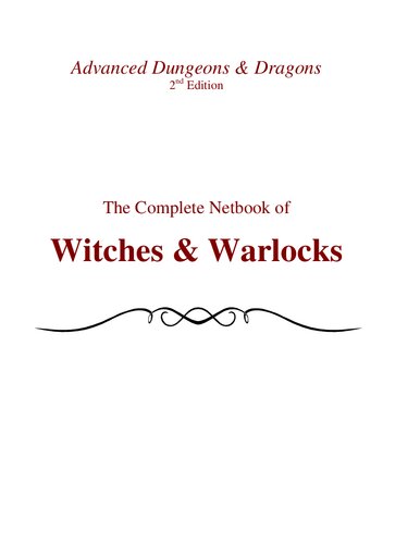 The Complete Netbook of Witches and Warlocks