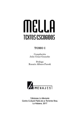 Mella. Textos escogidos