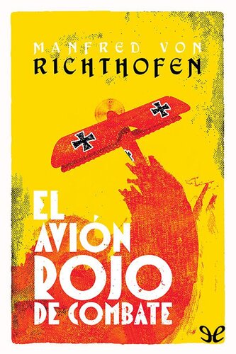 El avión rojo de combate