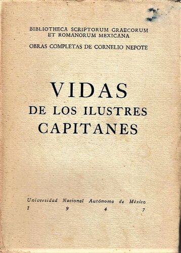 Vidas de los ilustres capitanes