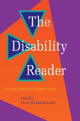 Disability Reader: Social Science Perspectives