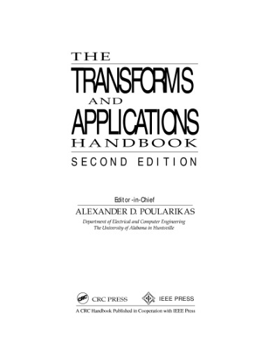 The transforms and applications handbook
