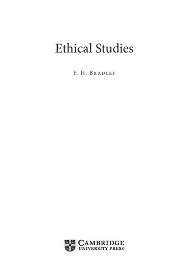 Ethical Studies