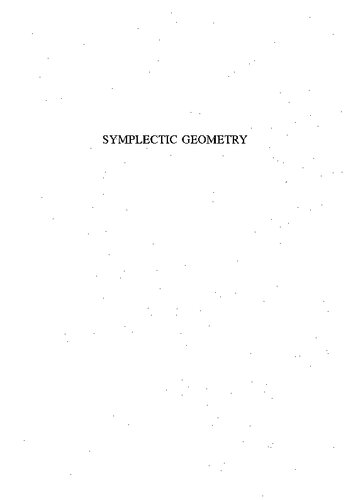 Symplectic Geometry