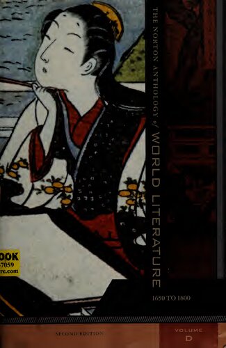 The Norton anthology of world literature: Volume D: 1650 to 1800