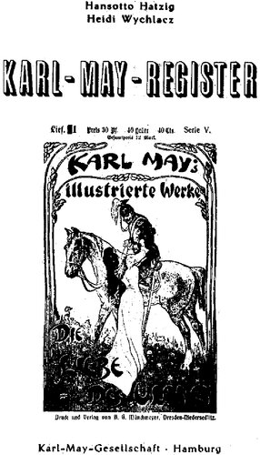 Karl-May-Register zu DIE LIEBE DES ULANEN Mit Claus Roxin: Zum 