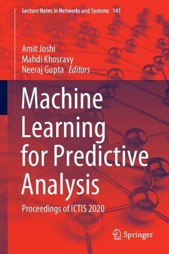 Machine Learning for Predictive Analysis: Proceedings of ICTIS 2020