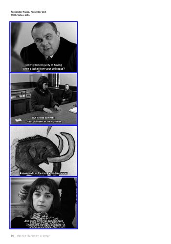 Landscapes of Ice, Wind, and Snow: Alexander Kluge's Aesthetic of Coldness