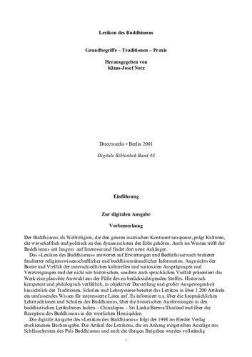 Lexikon des Buddhismus. Grundbegriffe – Traditionen – Praxis