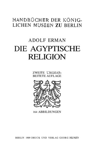 Die ägyptische Religion