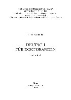 Deutsch für Doktoranden. Lehrmittel