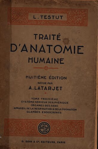 Traite d'anatomie humaine