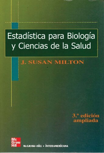 Estadística para Biología y Ciencias de la Salud