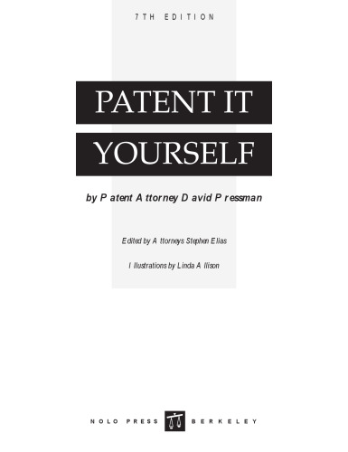 Patent It Yourself