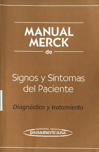 Manual Merk de Signos y Síntomas del Paciente. Diagnostico y Tratamiento