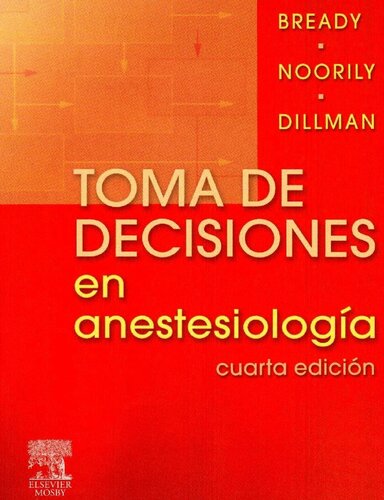 Toma de Desiciones en Anestesiologia