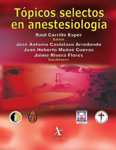 Tópicos Selectos en Anestesiología Carrillo