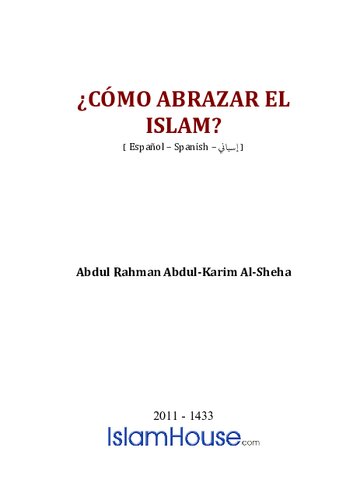 ¿Cómo abrazar el Islam?