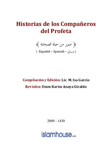 Historias de los Sahaba