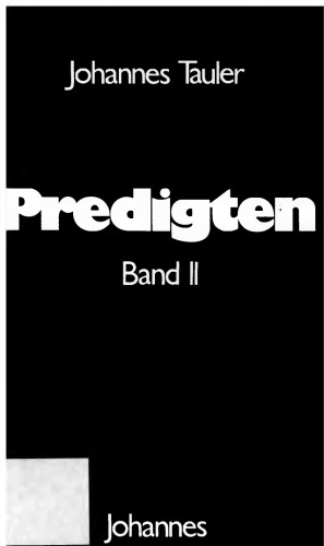 Johannes Tauler - Predigten bd. 2