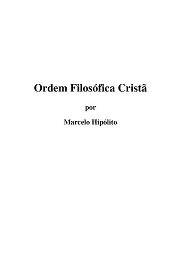 Ordem Filosófica Cristã