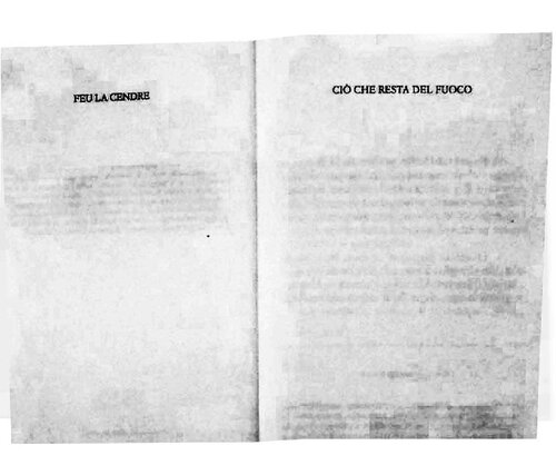 Ciò che resta del fuoco