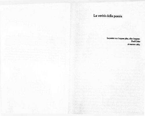 La verità della poesia