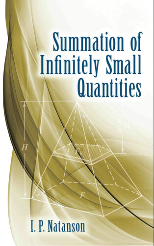 Summation of Infinitely Small Quantities