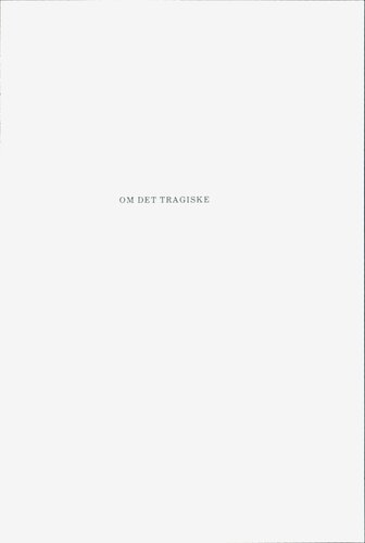 Om det tragiske
