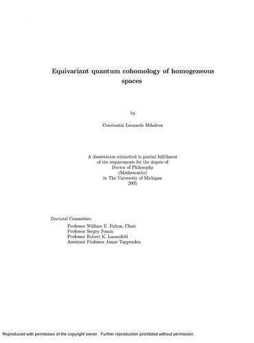 Equivariant Quantum Cohomology of Homogeneous Spaces