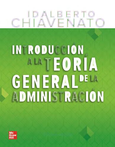 Introducción a la teoría general de la administración
