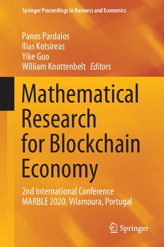 Mathematical Research for Blockchain Economy: 2nd International Conference MARBLE 2020, Vilamoura, Portugal