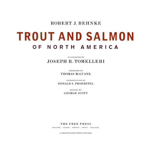 Trout and Salmon of North America