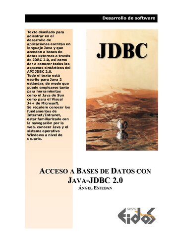 Acceso a bases de datos con Java-JDBC 2.0